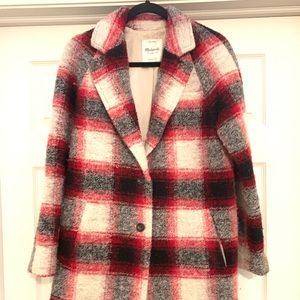 Madewell Plaid Coat